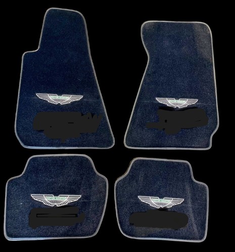 2010-13 Aston Martin Rapide German Velour 4pc Floor Mats BEST Made USA NonSlip - Picture 9 of 10