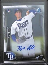 2016 Bowman Chrome Rookie Autograph #BCAR-BS Blake Snell