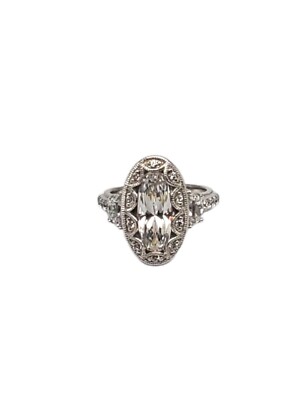 Tacori Sterling Silver CZ Ring Size #17318