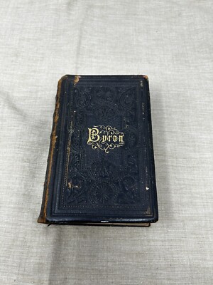 Poems by Lord Byron Pub. Routledge 1862 illustrated Victorian Antique Book