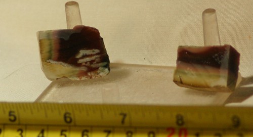 Imperial Jasper Lapidary Cabochon 2 cabbing pieces 0.7 oz (19 grams) - Picture 4 of 6