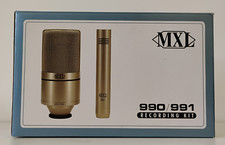 Mxl 990/991 Studio Kit Studio Condenser Microphones + Hard Case + Holders