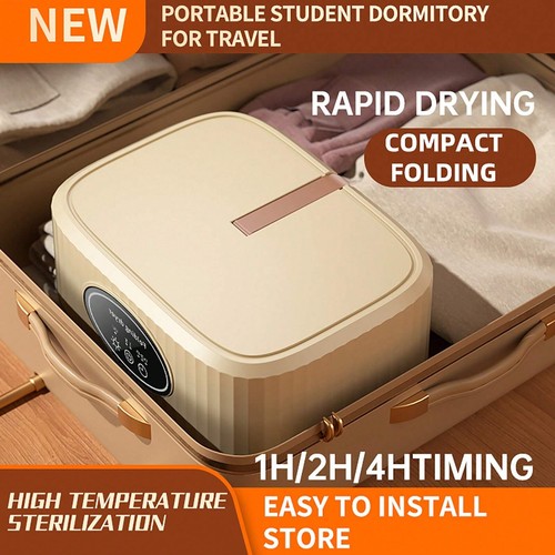 600W Portable Clothes Dryer Electric Folding Dryer Machine With Dryer Bag,Timer, - Picture 10 of 12