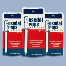Menper Cosedal Soothing Drops – Chest & Throat Comfort  2 fl oz (3-Pack)