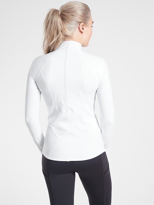 Athleta Eclipse Half Zip Pullover Size Large Refl… - image 3