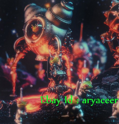 MANO Craftsman丨Kamata Koji " Interstellar Robot " Star Frog Team PVC GK In Stock - Picture 12 of 12