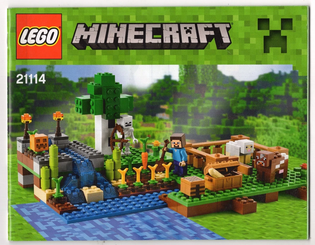 LEGO Minecraft 21114 The Farm Instruction Manual Only eBay