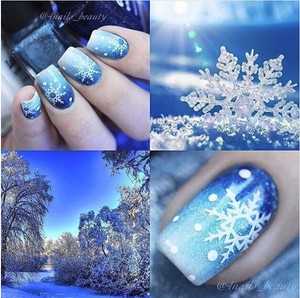 Détails Sur 11 Ongle Autocollant Eau Sticker Flocons Neige Noël 3d Nail Art Décor Tips Nf