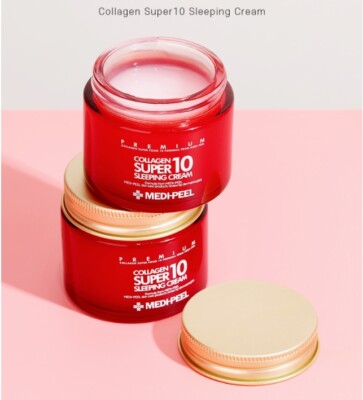 MEDI PEEL Collagen Super 10 Sleeping Cream Mask 70ml Feuchtigkeitsspendende H...