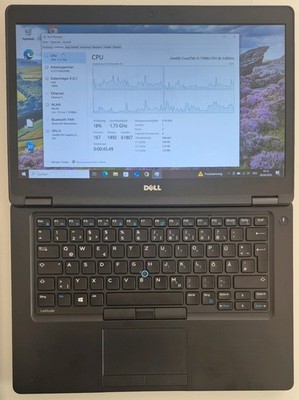 Dell Latitude 5480, Core i5-7300u, 8GB DDR4 RAM, 128 SSD, Windows 10 Pro