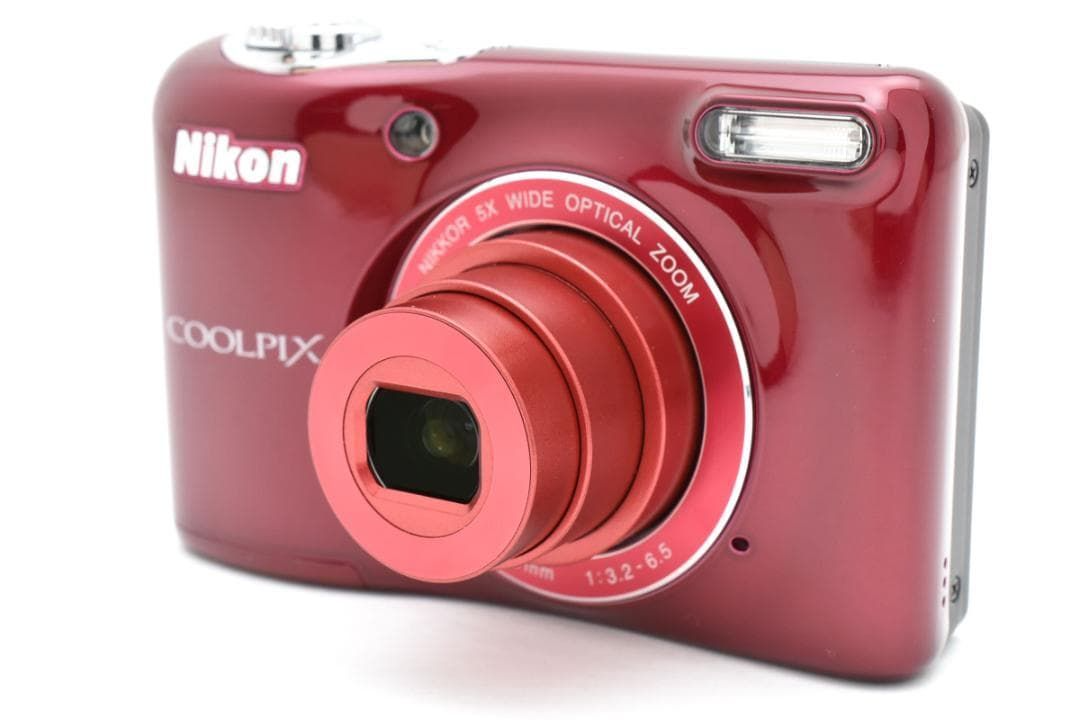美品 動作品 Nikon COOLPIX L30 レッド デジカメ #26035 Nikon デジタルカメラ COOLPIX L30