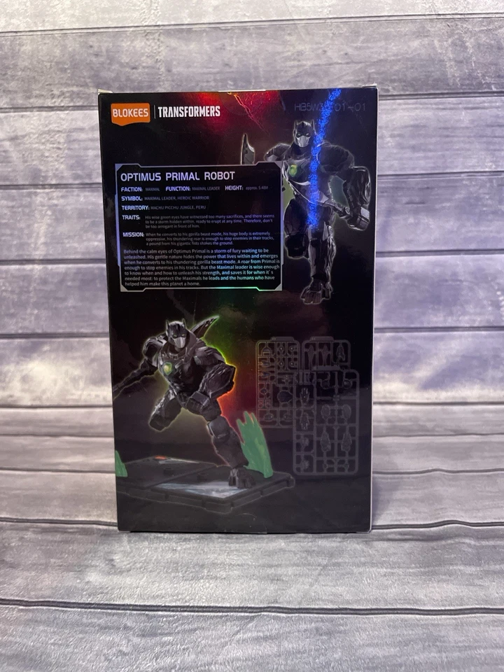 Transformers Optimus Primal Robot Classic Class Blokees Model Kit Sealed New - Image 3 of 4