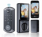SMRTIPLX Battery Operated Keyless Video Smart Lock Model S398 - Black — photo 5