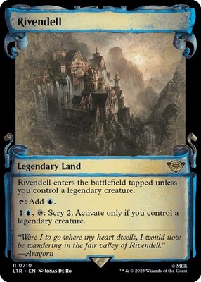 Rivendell (Showcase Scrolls) - Normal NM MTG Universes Beyond: The Lord of th...