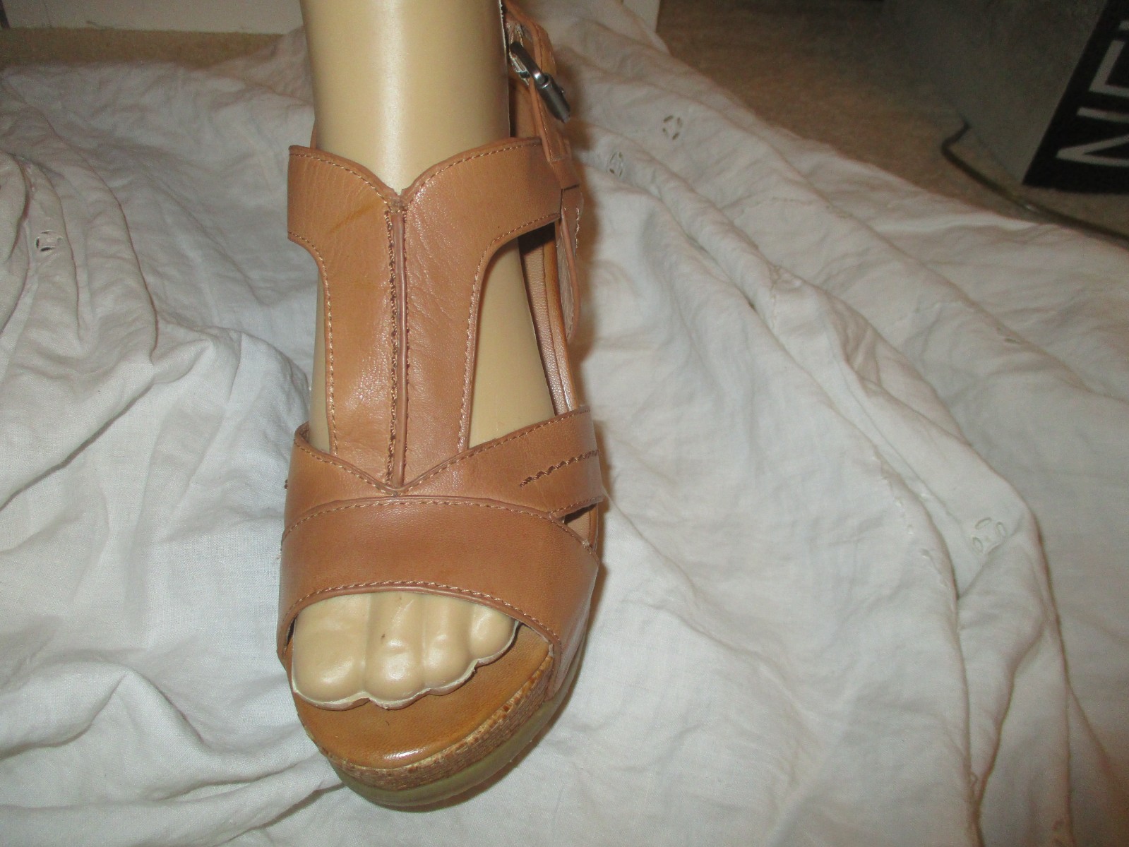 Biala leather platform sandals - image 3