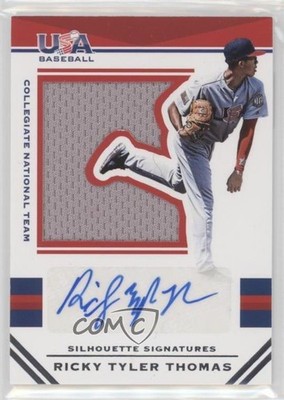2017 Panini USA Baseball Stars & Stripes Jersey /199 Ricky Tyler Thomas Auto 0a2