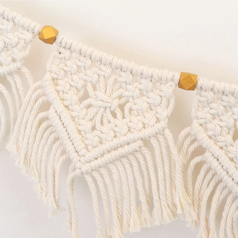 Macrame Fringed Woven Tapestry Wall Hanging Home Wall Decoration Decor9417
