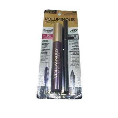 L'Oreal Paris Voluminous Original Mascara #708 DEEP VIOLET with Black Liner