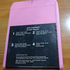 Bad Company - Straight Shooter - 8 Track Tape - 1975