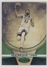 2019-20 Certified Gold Team Mirror Green 2/5 Karl-Anthony Towns #27 s3g
