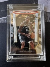 2020-21 Panini Select LAMARCUS ALDRIDGE Game Used Jersey Nets /45 