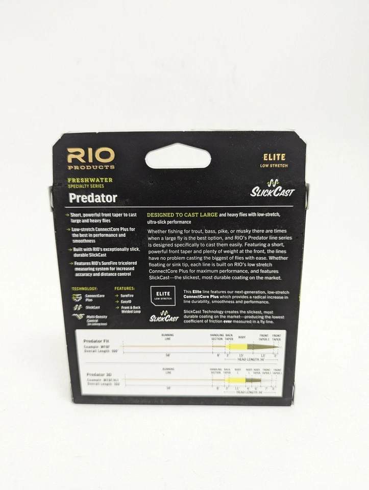 Rio Elite Predator Fly Line - WF11F - Olive/Yellow/Beige - 100ft Foto 2 de 2