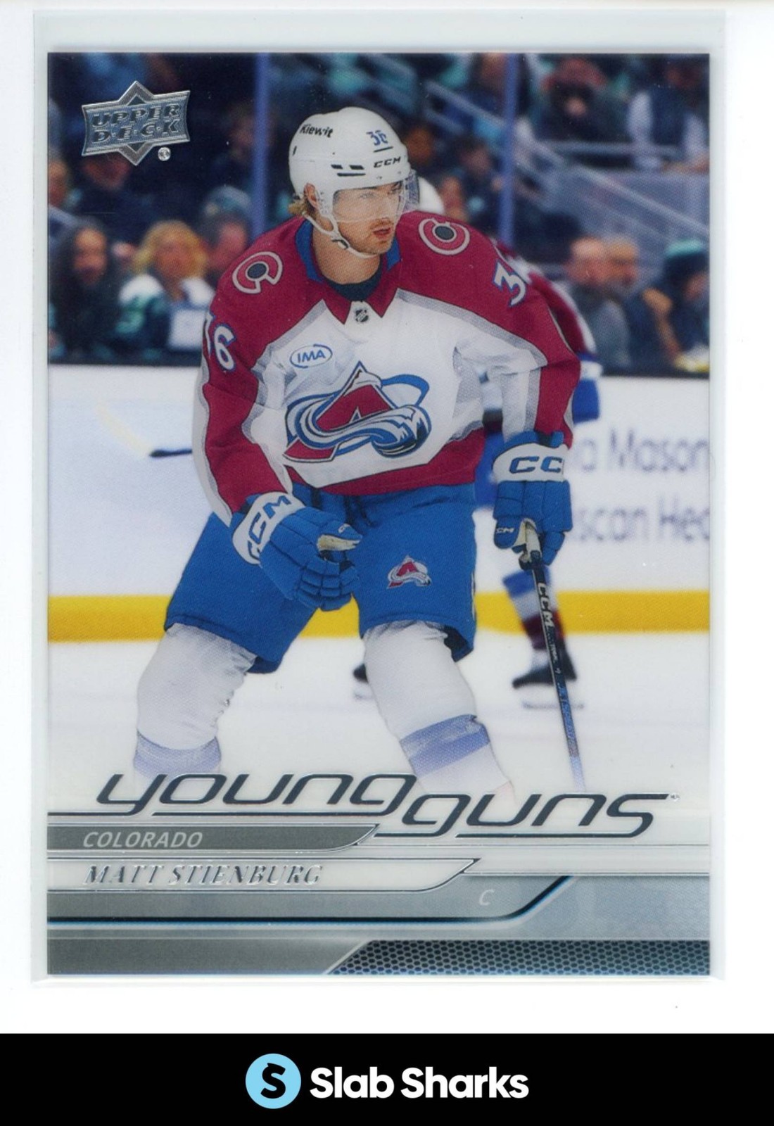 2024 UPPER DECK #486 MATT STIENBURG CLEAR CUT YOUNG GUNS RC ROOKIE