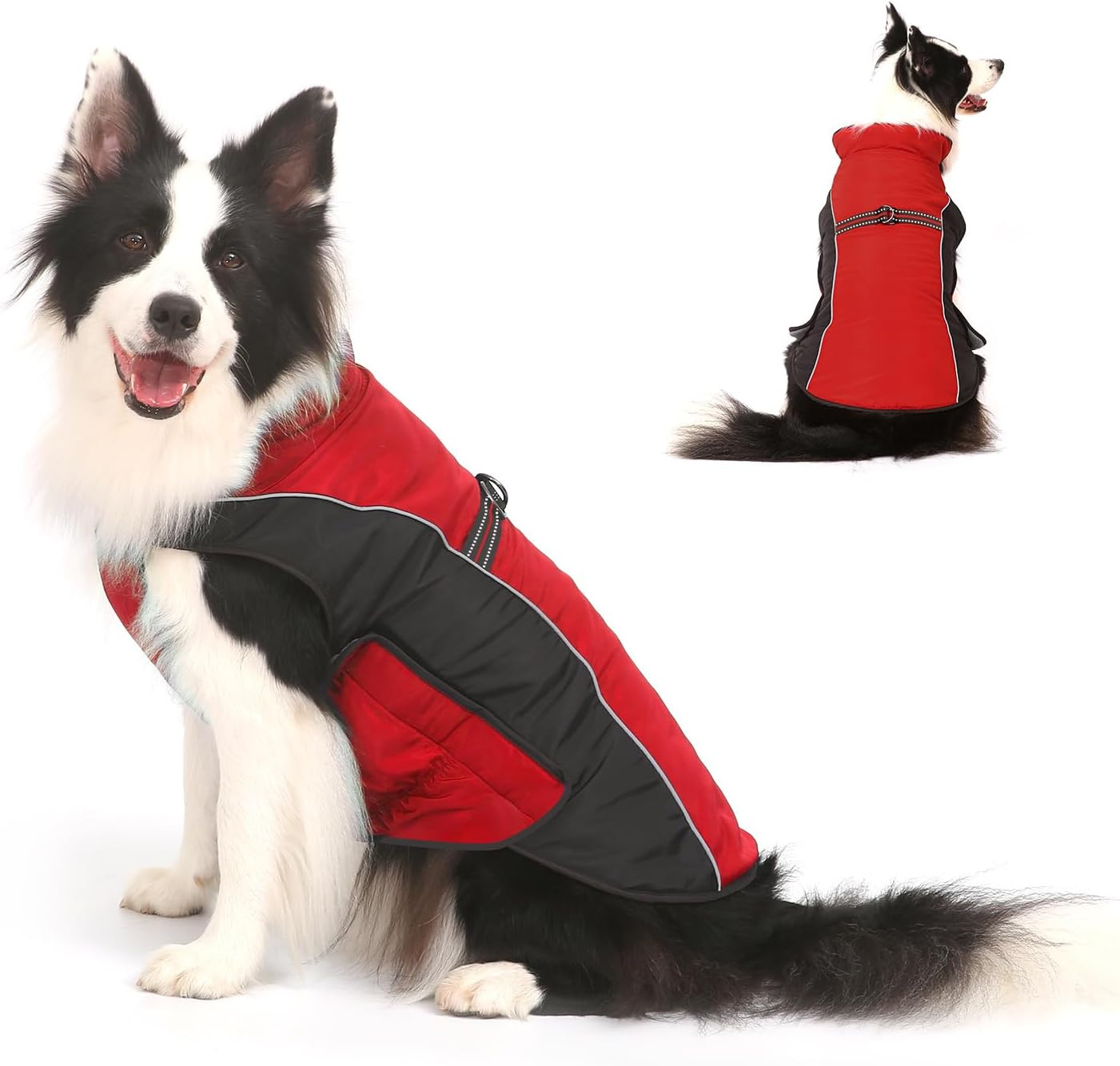 Cappotto per Cani Giacca Calda, Giacca Riflettente per Cani Abbigliamento Invern