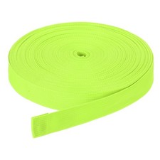 50Yard x 1" Width Nylon Webbing Strap Poly Webbing Strapping Fluorescent Green