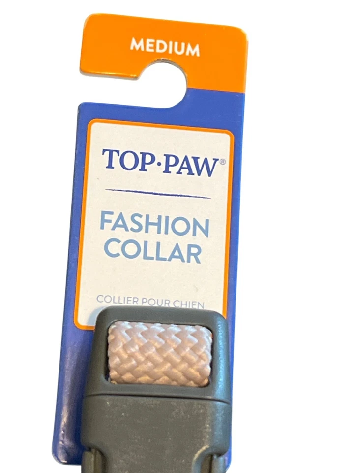 Топ лапа собаки домашних животных моды воротник регулируемый сплетенный веревки желтовато-коричневый размер средний новый с Ярлыками - Изображение 3 из 4