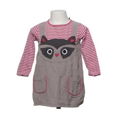 Lilly + Sid, Kleid, Größe: 116, Grau/Pink, Baumwolle, Streifen, Cord #Kof