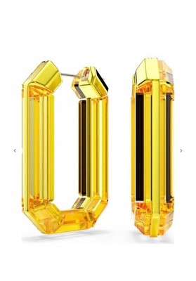 Swarovski Crystal Lucent Creolen, Gelb 5633954 Nagelneu + Geschenktüte  