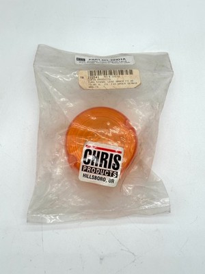 Chris Products DHD1A Harley 68483-73 Amber Turn Signal Lens NOS