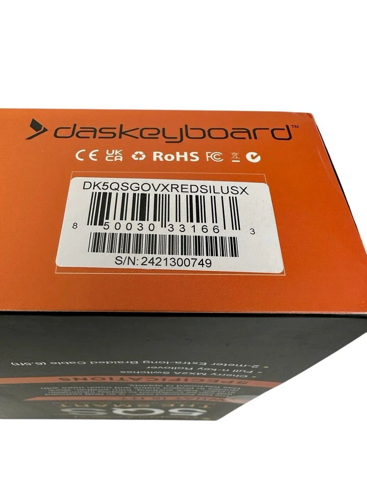 Das Keyboard 5QS Smart RGB Programmable Mechanical Keyboard For Work/Gaming NEW - Image 4 of 4