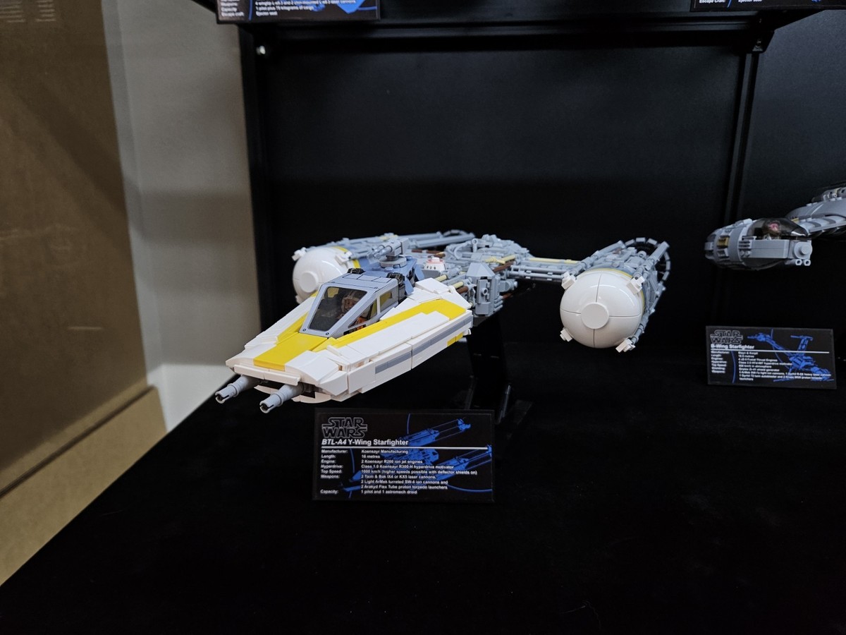 Lego Star Wars Brickvault Jerac BTL-A4 Y-Wing MOC Gobricks, Lego Minifigures