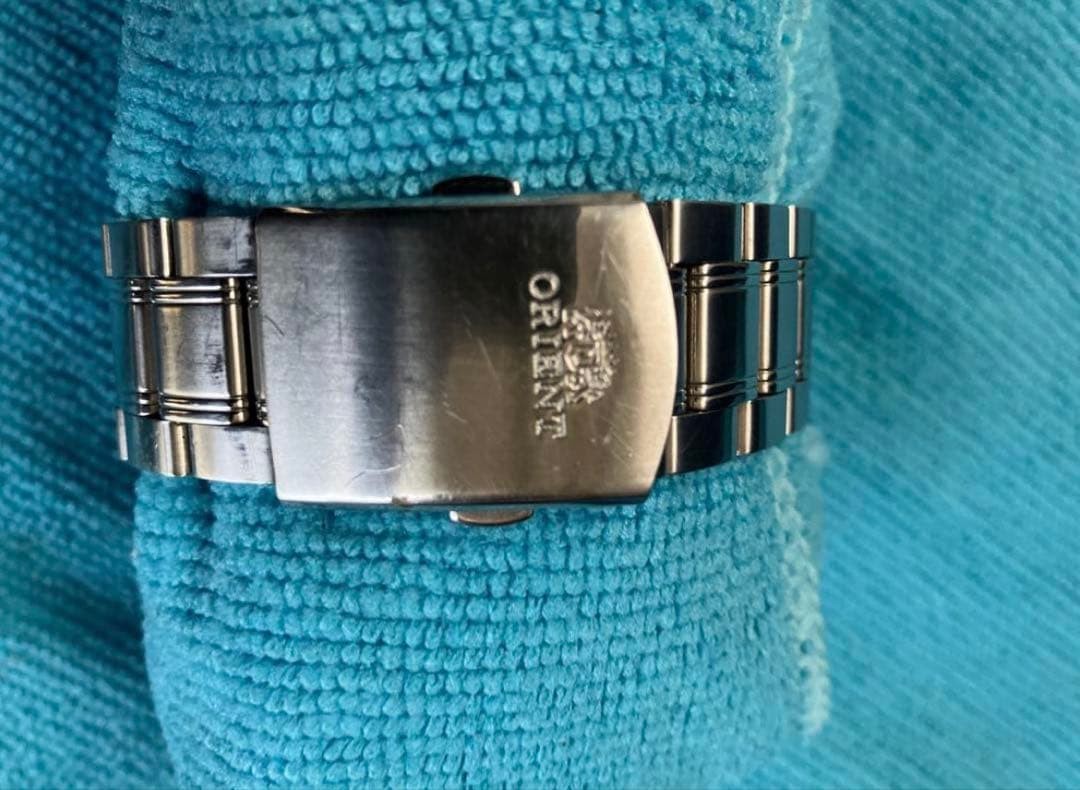 ORIENT Automatic Wind Dark Blue Dial Date Analog … - image 7