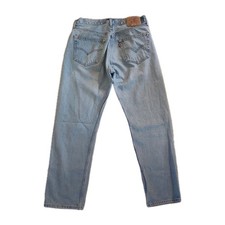 Vintage 90s Levi's 501 Mens Boot Cut Stone Wash Blue Jeans W33xL30 Preloved