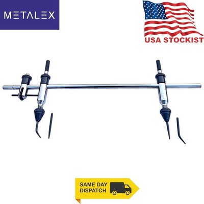 Beam Trammel Steel 14-1/2'' Precision Divider Marking Measuring Tool Compass USA