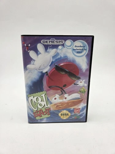 Cool Spot (Sega Genesis, 1993) 7UP CIB With Manual Complete