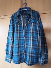 Herren Hemd M.O.D Denim blau