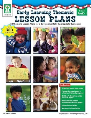 EARLY LEARNING THEMATIC LESSON PLANS, GRADES PK - 1: 32 By Flora Sherrill VG