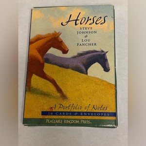 HORSES - A PORTFOLIO OF NOTES - NOTECARDS