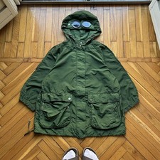 Giacca Vintage CP Company Mille Miglia Verde 2010 Italia Nylon 46 Donna L