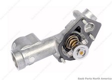 Thermostat And Housing For 2008 Saab 9-3 Turbo 2.8l V6 Gas Dohc 12638186-ak Genu