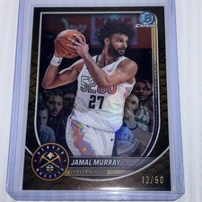 Jamal Murray 2025-26 Bowman Chrome Reptilian Gold Refractor #12/50
