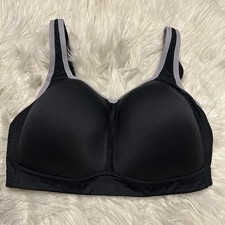 Wacoal 34DDD Sports Bra Black Kerri Wirefree Back Closure 852302 Wireless