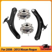 4pcs Front Lower Control Arms Wheel Bearings for 2008 - 2013 Nissan Rogue Select