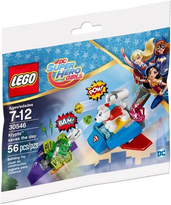 Lego DC Comics Krypto Saves the Day Super Hero Girls Building Set #30546 55 Pcs