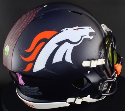 DENVER BRONCOS NFL Riddell Speed Full Size AUTHENTIC Football Helmet