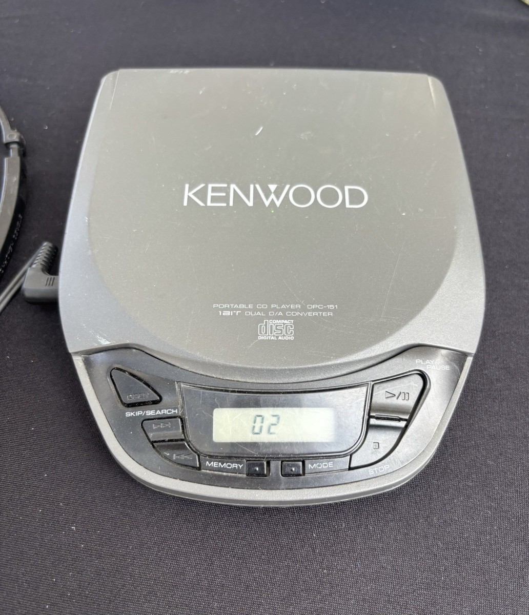 Kenwood DPC-151 Portable CD Player Vintage 1995 “Walkman” Like